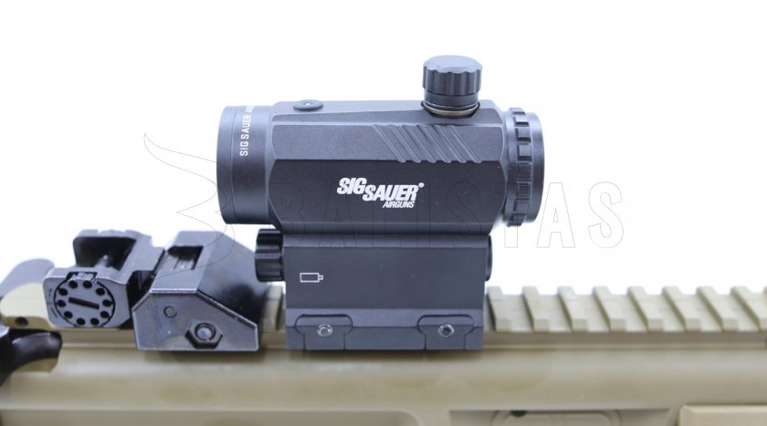 Luftgewehr Sig Sauer MPX 4,5mm FDE Sand mit Kolimator