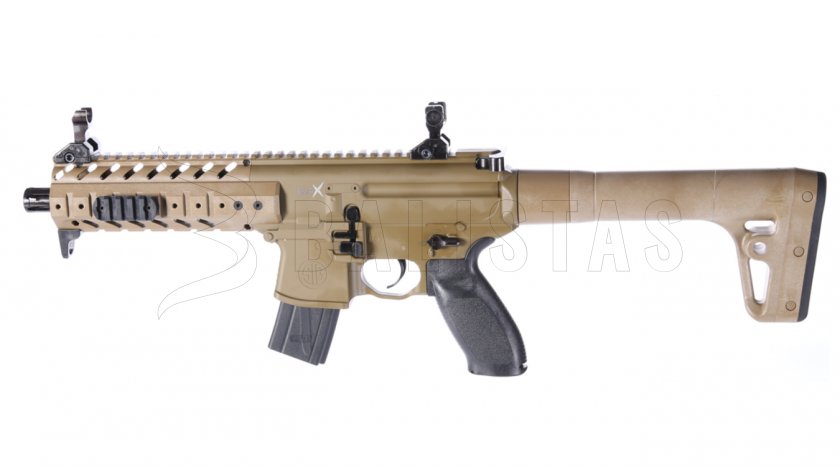 Luftgewehr Sig Sauer MPX 4,5mm FDE Sand mit Kolimator