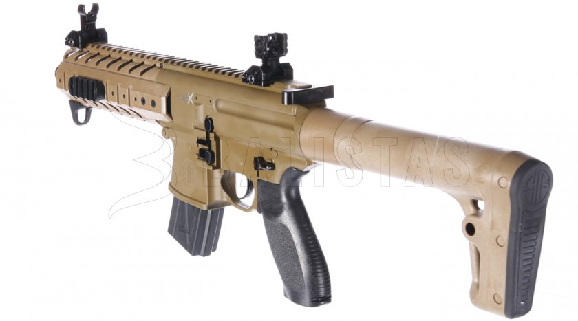 Luftgewehr Sig Sauer MPX 4,5mm FDE Sand mit Kolimator