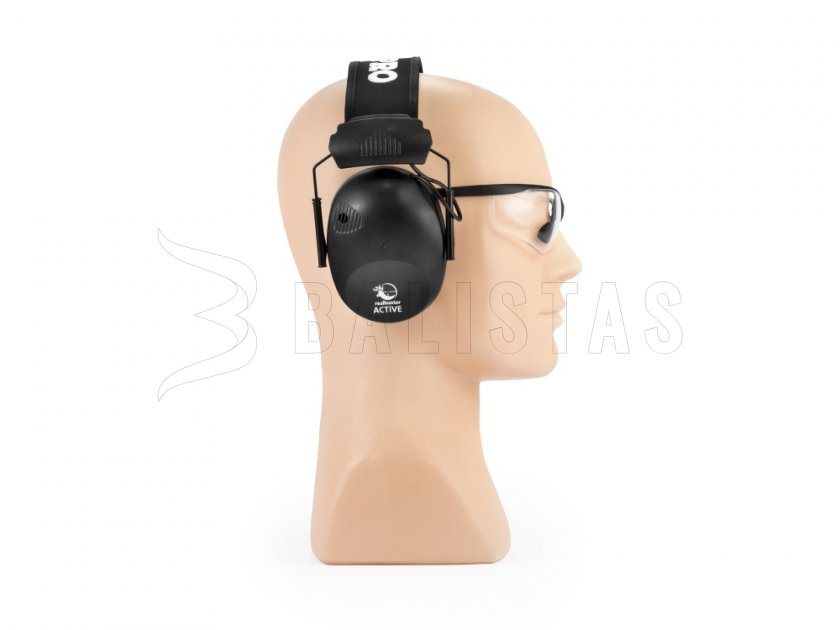 Kopfhörer RealHunter Active Pro Schwarz + Brille