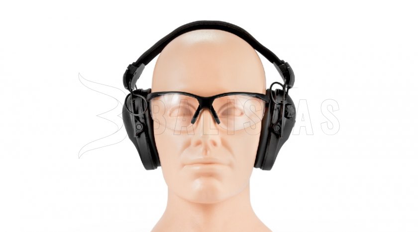 Kopfhörer RealHunter Active Pro Schwarz + Brille