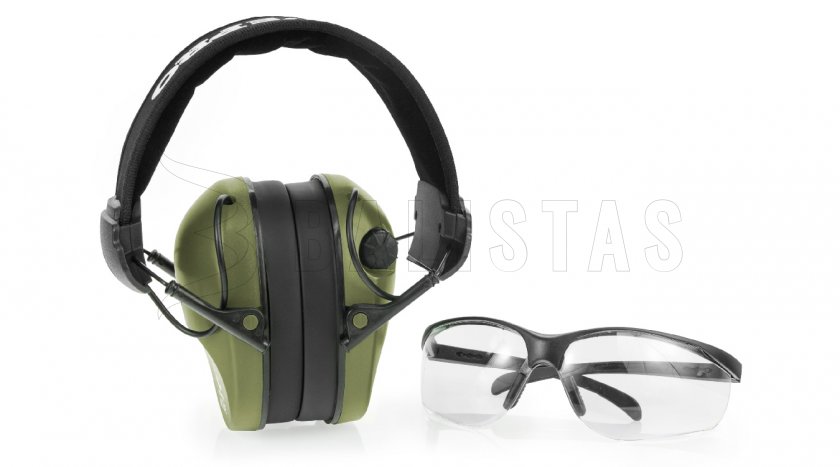 Kopfhörer RealHunter Aktivní Pro Grün + Brille