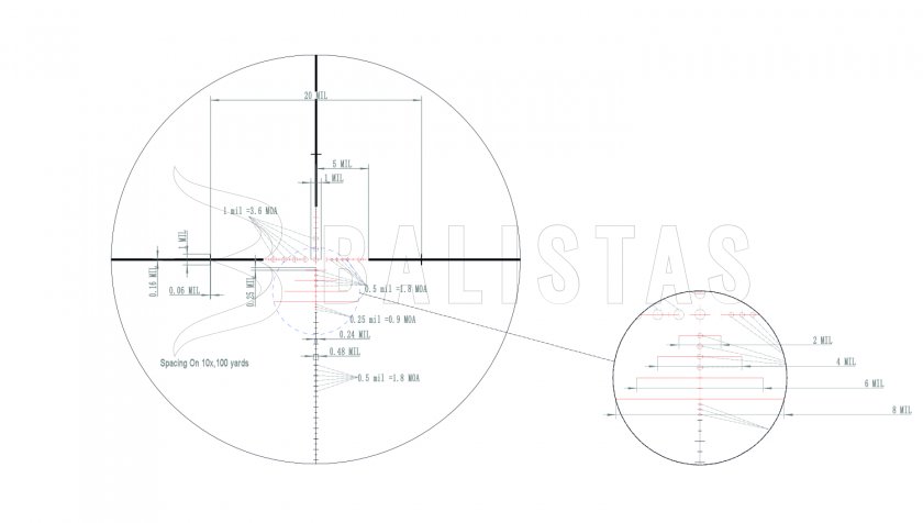 Zielfernrohr Valiant Themys 3-9x40 AO SIR FBR