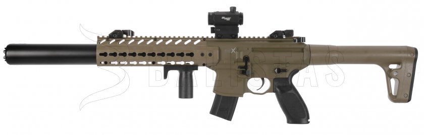 Luftgewehr Sig Sauer MCX FDE 4,5mm mit Kolimator