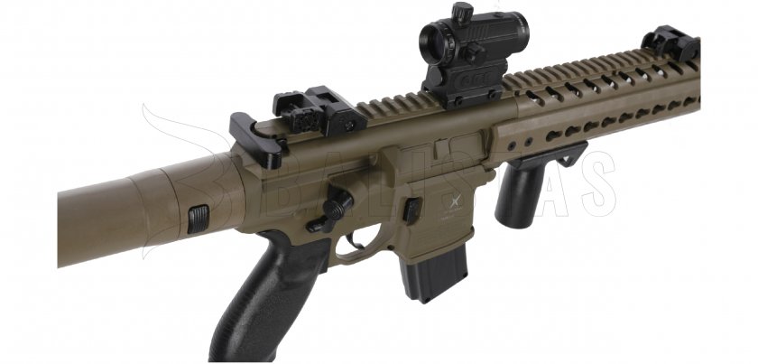 Luftgewehr Sig Sauer MCX FDE 4,5mm mit Kolimator 7