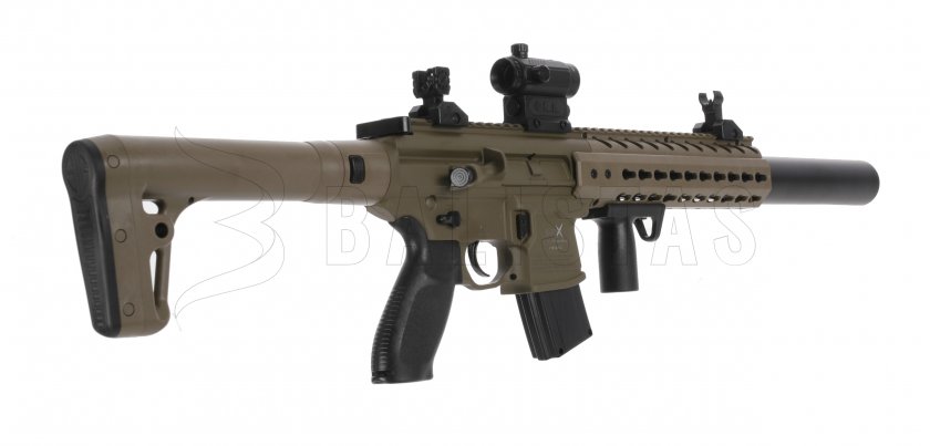 Luftgewehr Sig Sauer MCX FDE 4,5mm mit Kolimator 8