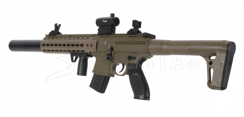 Luftgewehr Sig Sauer MCX FDE 4,5mm mit Kolimator 9