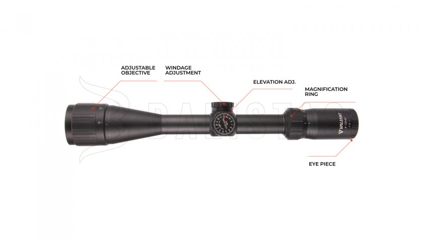 Zielfernrohr Valiant Themys 4-12x40 AO RAQ