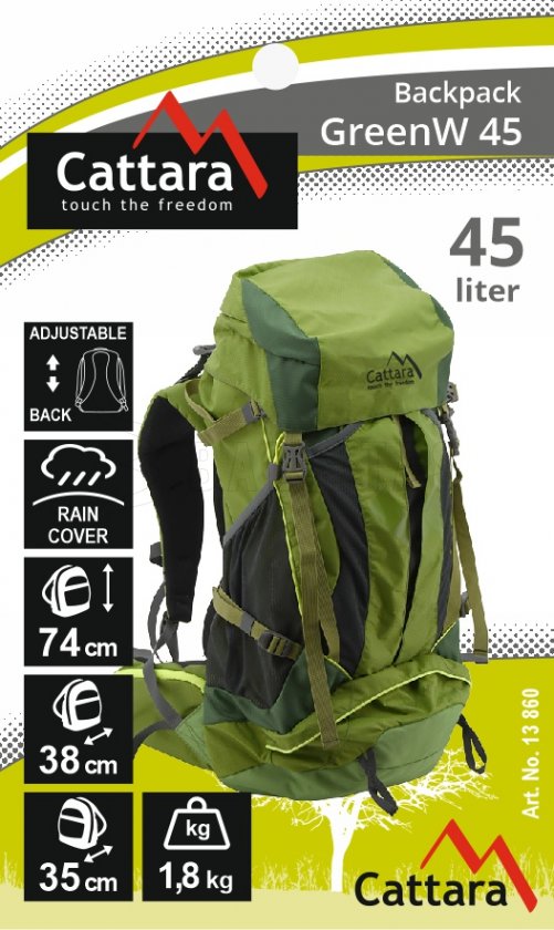Rucksack 45l GreenW