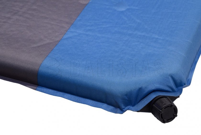 Selbstaufblasende Isomatte Cattara 5cm blau-grau