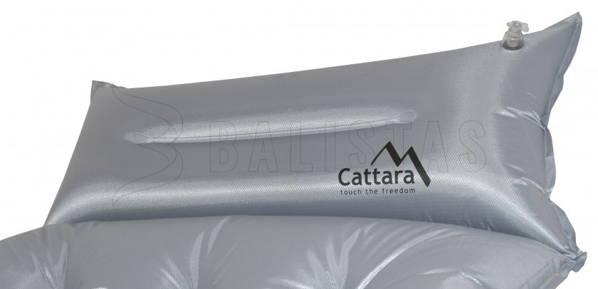 Selbstaufblasende Isomatte Cattara Midnight 180x66x4cm mit Kissen