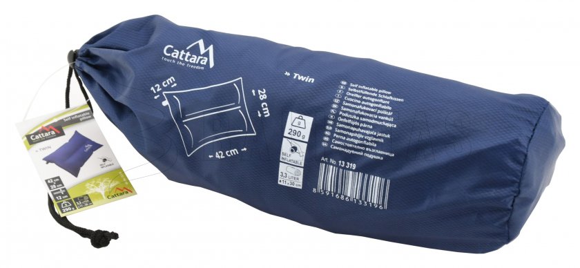 Selbstaufblasendes Kissen Twin blau