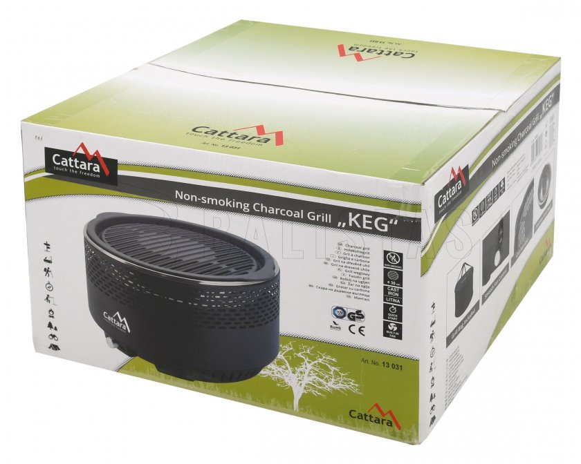 Tischgrill KEG für Holzkohle
