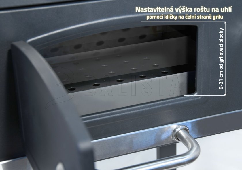 Holzkohlegrill Royal Gussrost