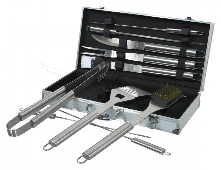 Grillbesteck Set 11-tlg. ALU Koffer