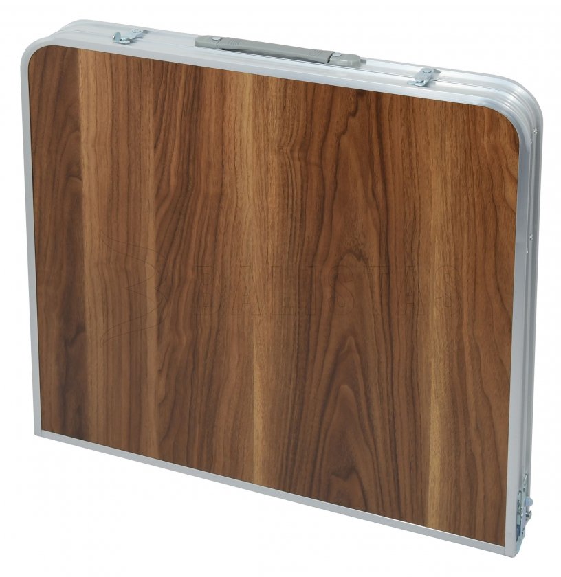 Campingtisch klappbar Double teleskop. braun