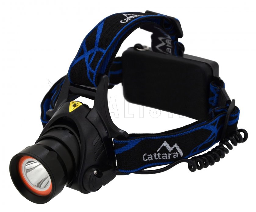 Stirnlampe LED 400 lm (1x XM-L+15x SMD)