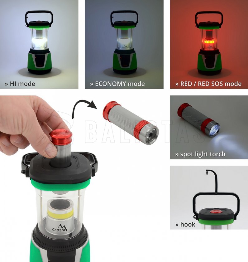 LED Taschenlampe 300 lm Camping Remote Control