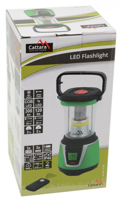 LED Taschenlampe 300 lm Camping Remote Control