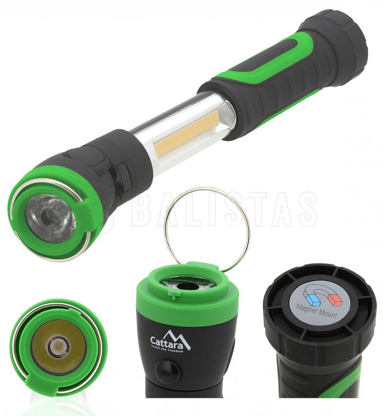 LED-Taschenlampe 100/200 lm Camping ausziehbar