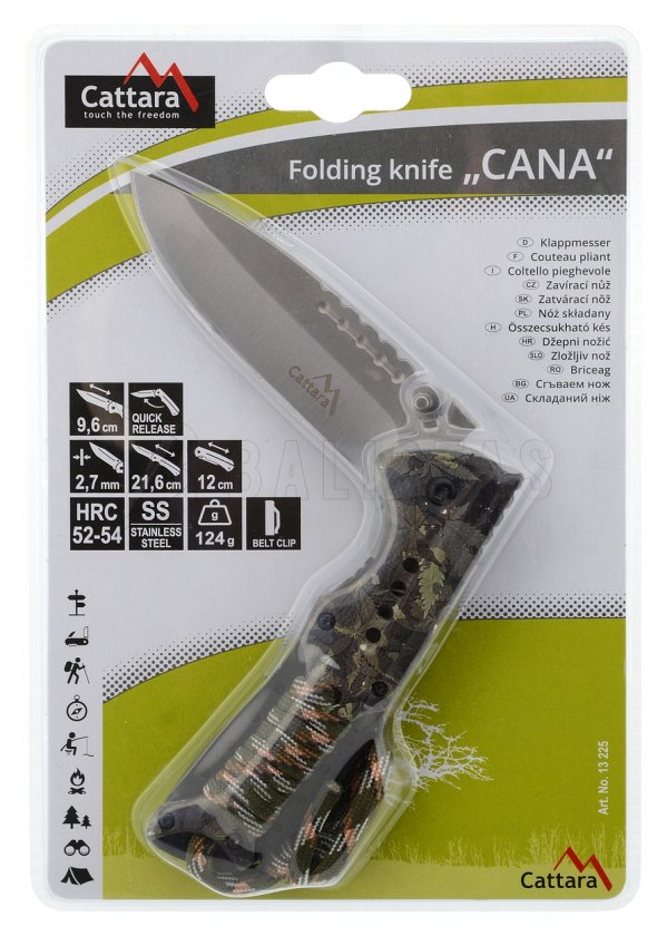 Klappmesser Cana mit Sicherung 21,6 cm
