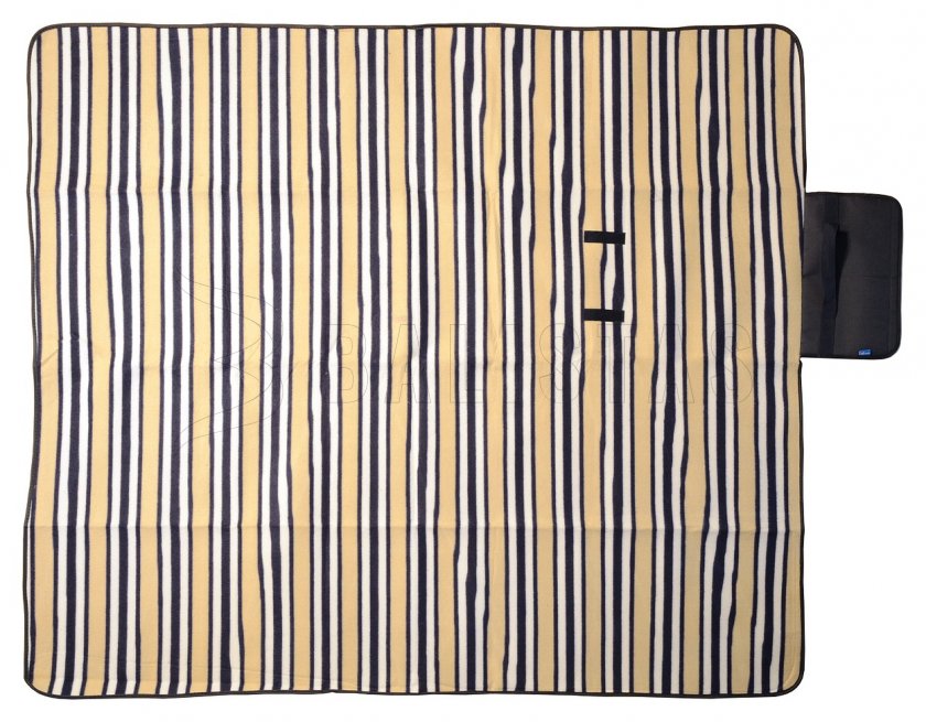 Picknickdecke Fleece 150x135 cm blau