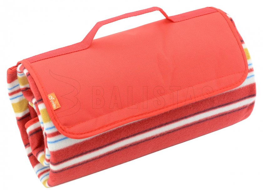Picknickdecke Fleece 150x135 cm rot