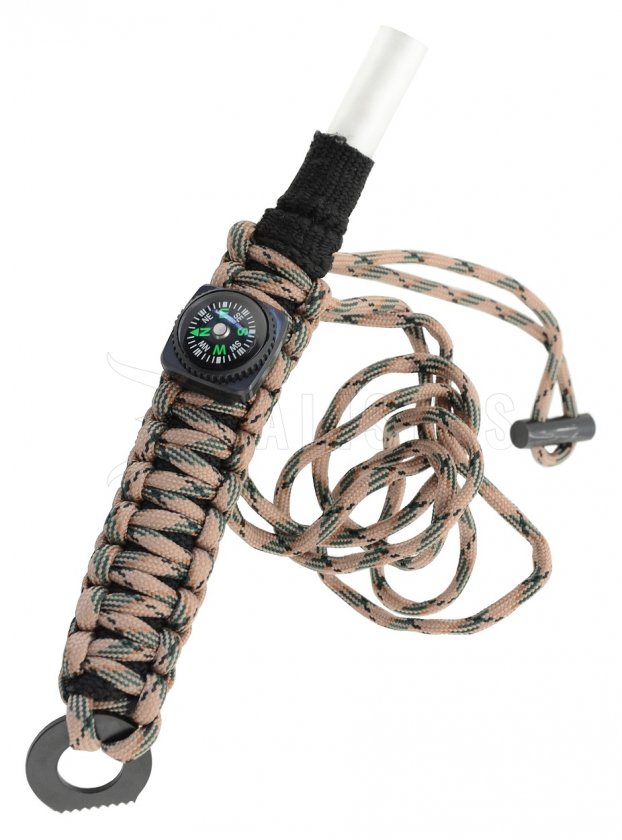 Outdoor Armband mit Kompass und Zubehör