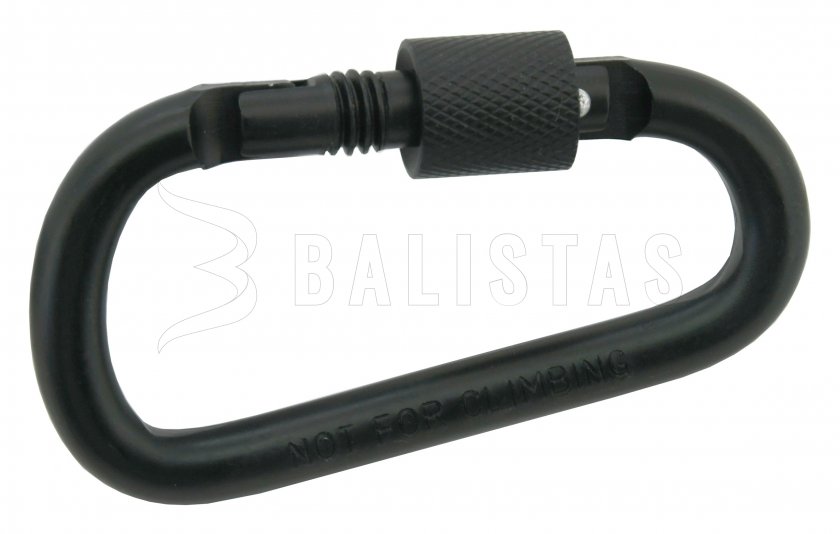 Schwarzer Strong-Karabiner