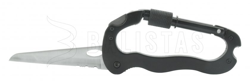 Multifunktionaler Karabiner aus Vollmetall 5in1