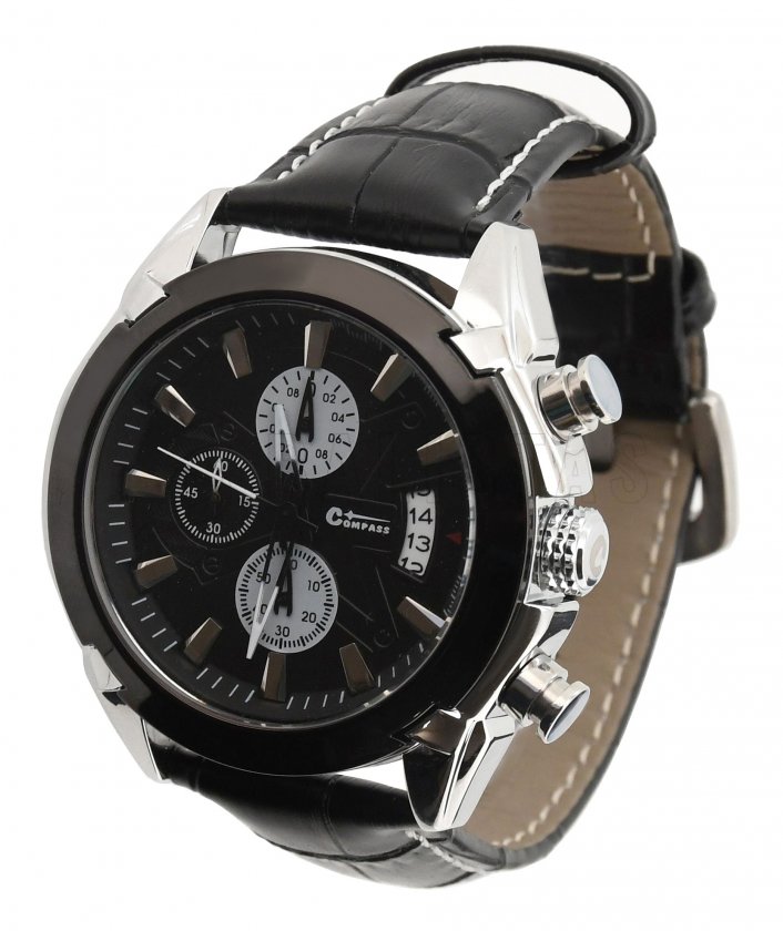 Uhr Chrono Black Compass