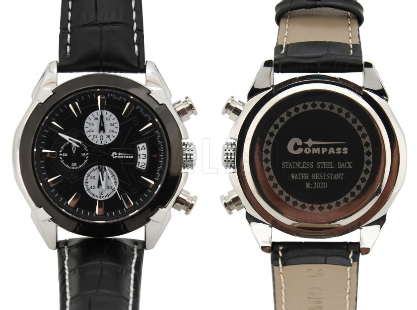 Uhr Chrono Black Compass