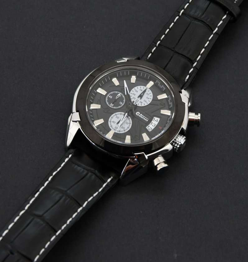 Uhr Chrono Black Compass