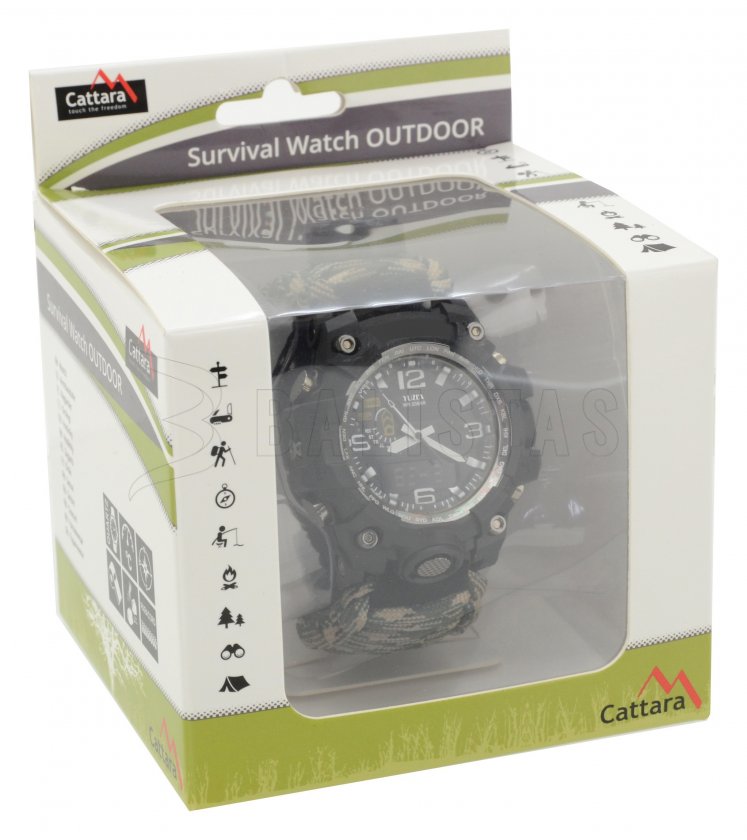 Outdoor-Uhr mit wasserdichtem Thermometer