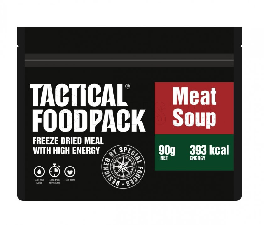 Dehydriertes Essen - Fleischsuppe Tactical Foodpack