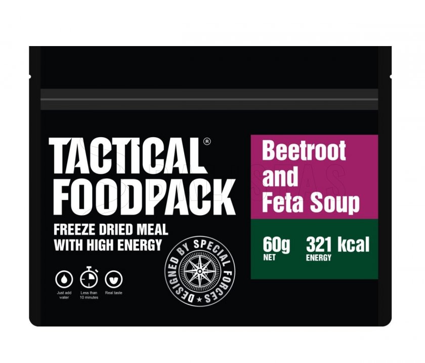 Dehydriertes Essen - Feta-Suppe mit roter Beete Tactical Foodpack