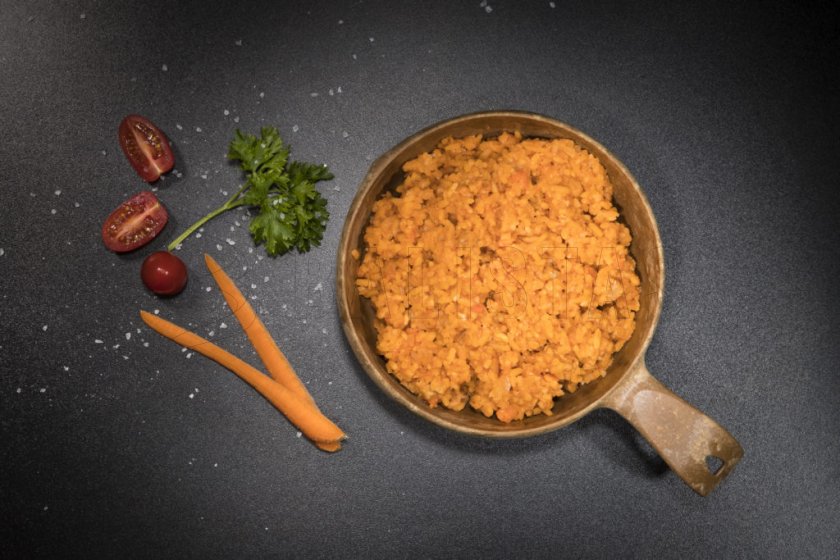 Dehydriertes Essen - Reis mit Schweinefleisch Tactical Foodpack