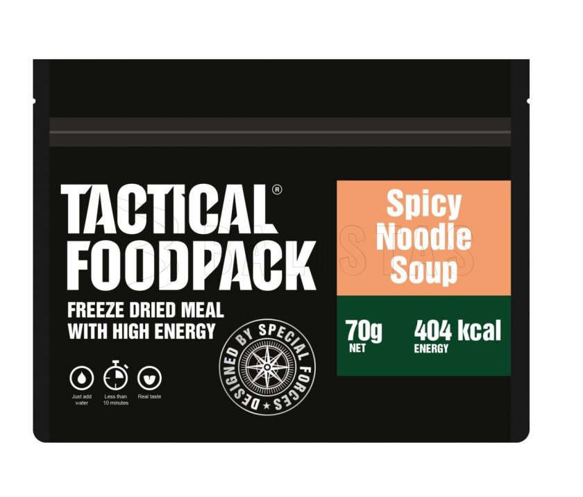 Dehydriertes Essen - würzige Nudelsuppe Tactical Foodpack