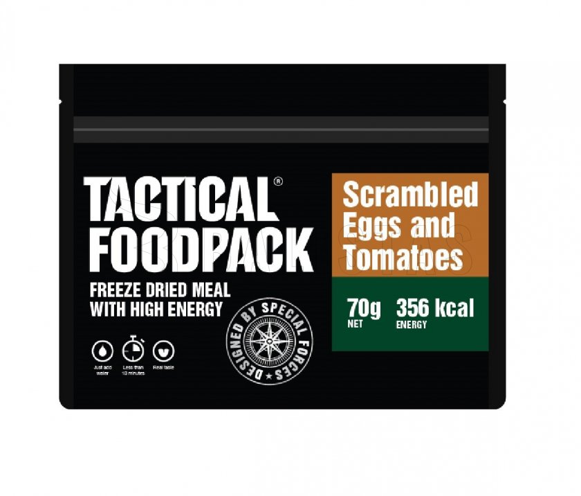 Dehydriertes Essen - Rührei mit Tomaten Tactical Foodpack