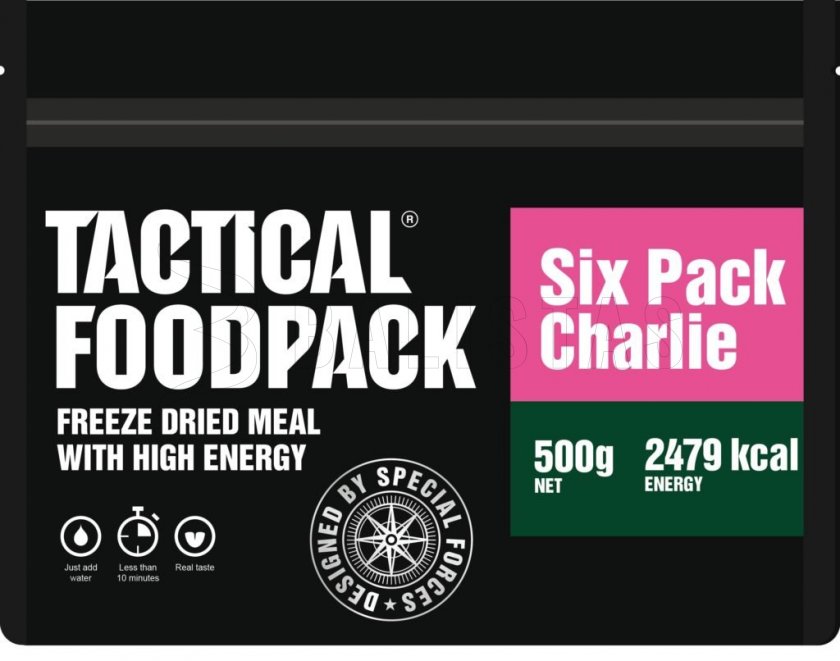 Set 6x MRE Trockenmahlzeit - Tactical Six Pack Charlie Tactical Foodpack