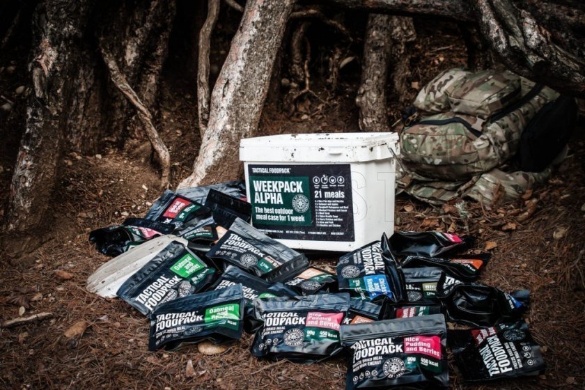 Set 21x Survival MRE dehydrierte Mahlzeit - Weekpack Alpha Tactical Foodpack