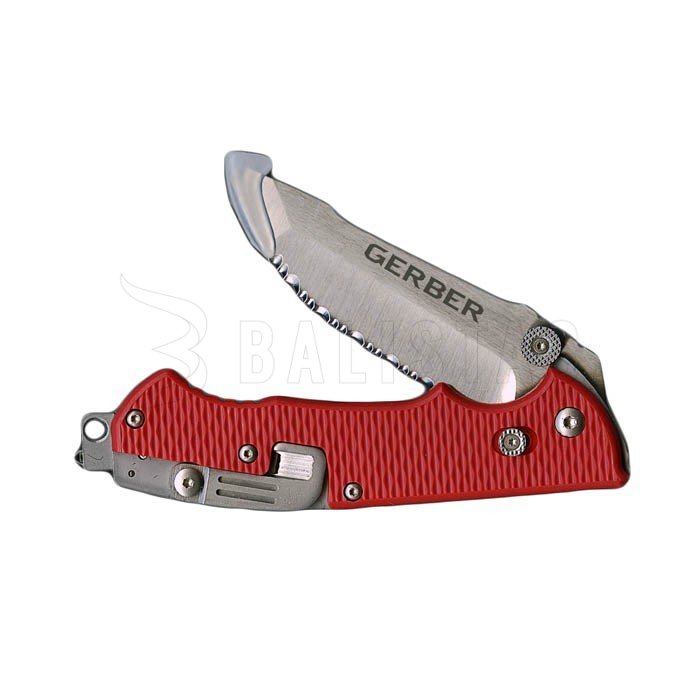 Messer Gerber Hinderer Rescue mit Wellenschliff
