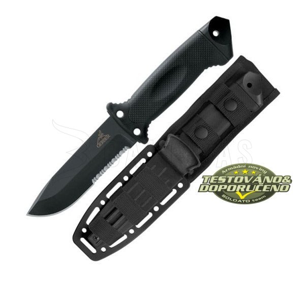 Messer Gerber LMF II Infantry, schwarz, Kombiklinge
