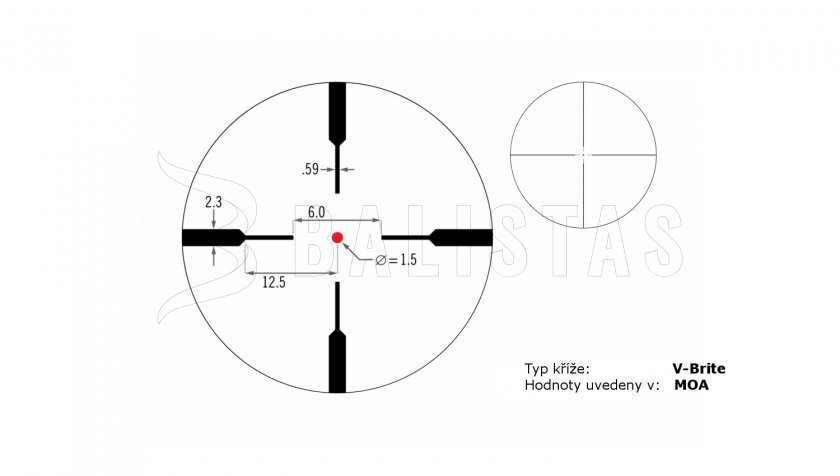 Zielfernrohr Vortex Crossfire II Hog Hunter 3-12x56 AO V-Brite