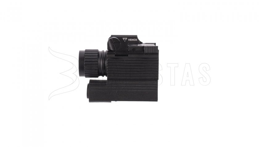 Laserzielgerät Venox Flash grün mit LED-Taschenlampe