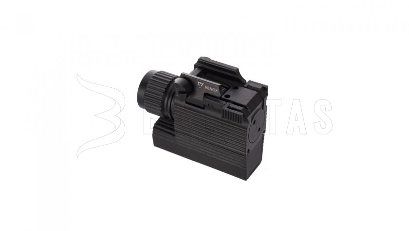 Laserzielgerät Venox Flash grün mit LED-Taschenlampe