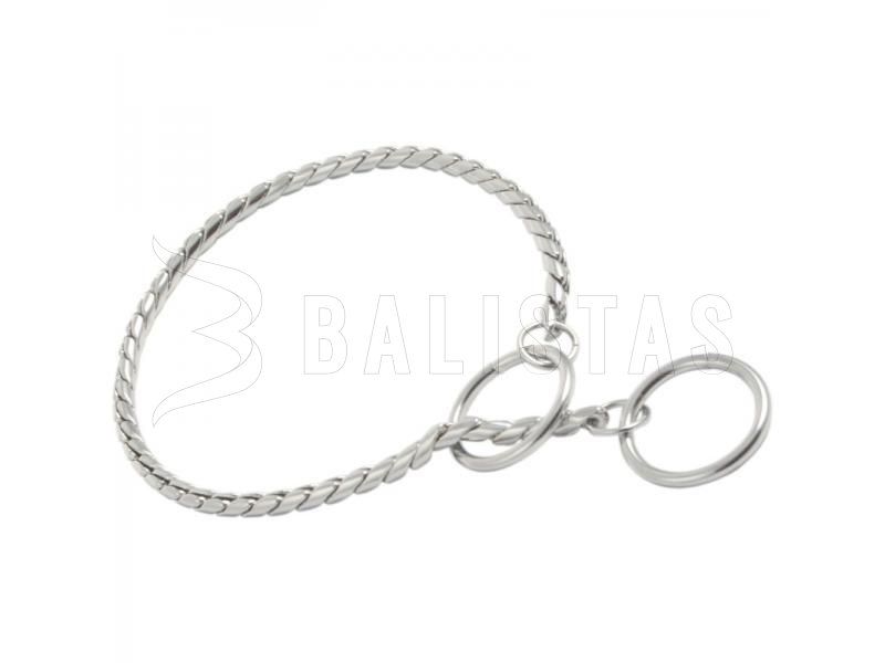 Kette-Halsband DeLuxe silber, 35 cm