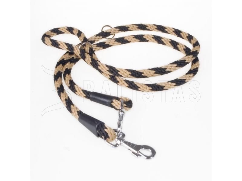 Umschaltbare Führleine Dogtrace 14mm, 240cm beige