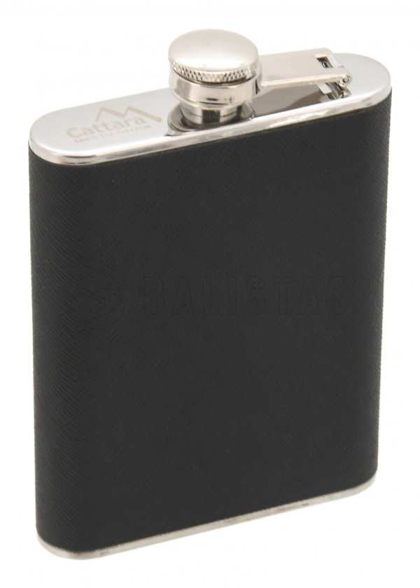 Cattara Flachmann 175ml mit Zigarrenetui