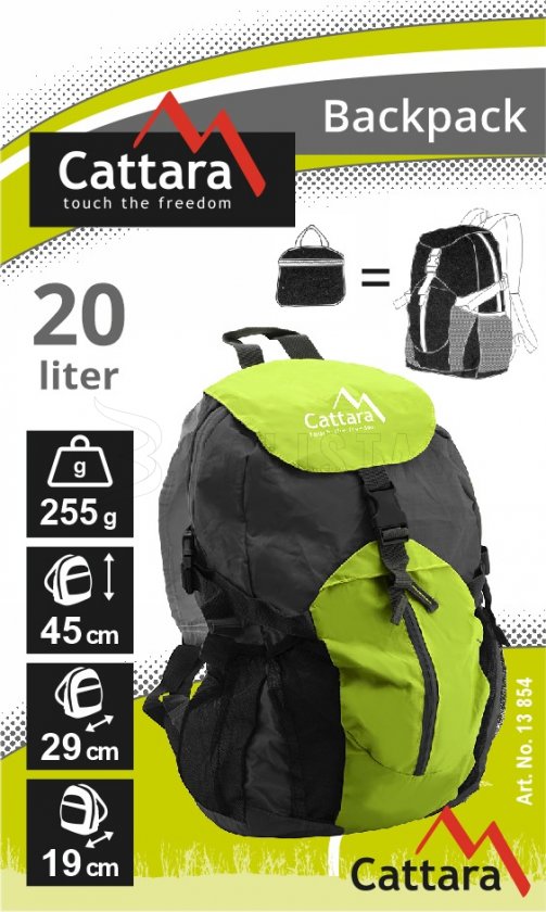 Rucksack Cattara 20l faltbar